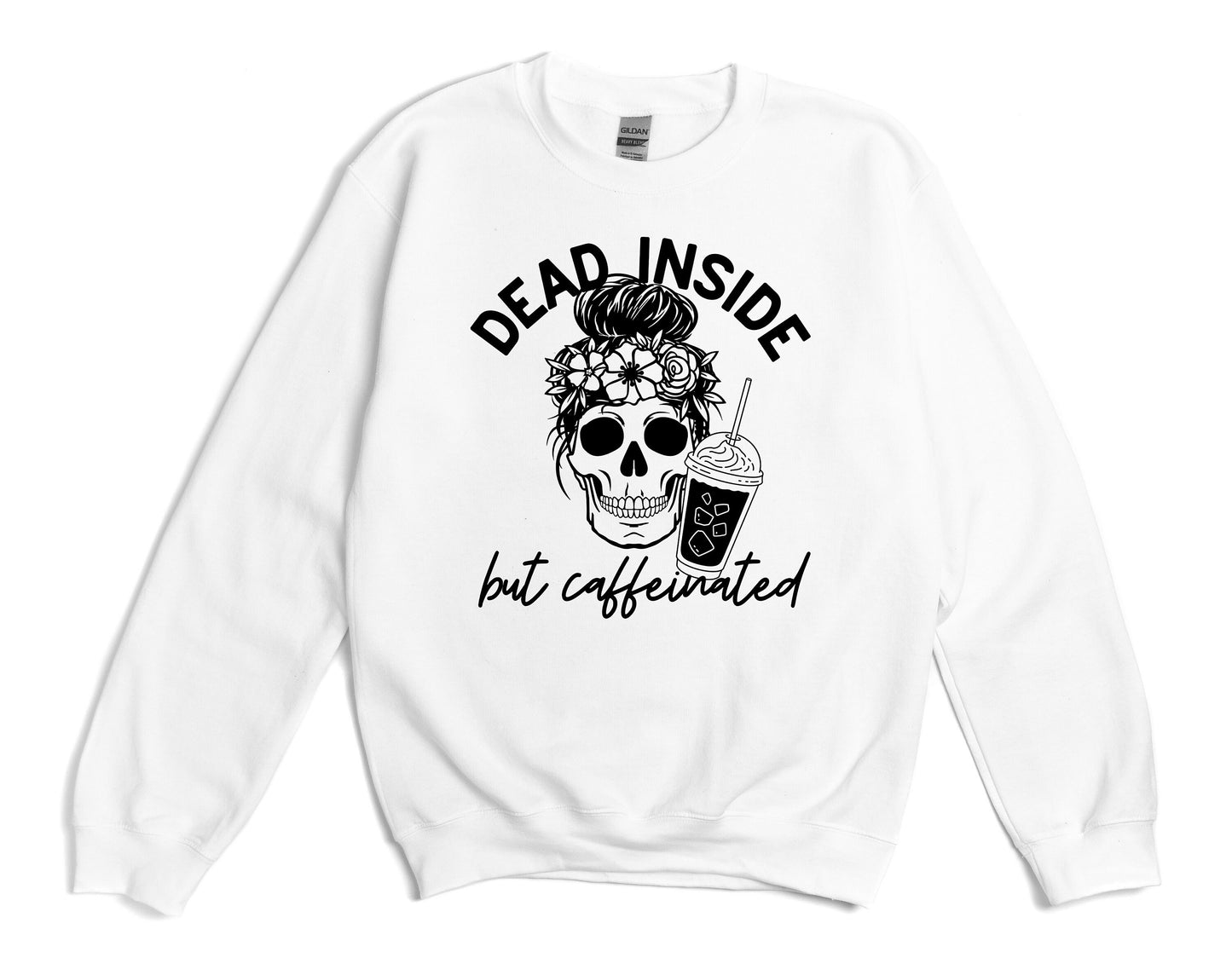 Dead inside but caffeinated Sweater, Coffee sweater, mama sweater, funny mom sweater, gift for mom , mom gift, mama shirt, mothers day shirt